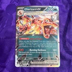 Black Charizard EX Pokémon Card